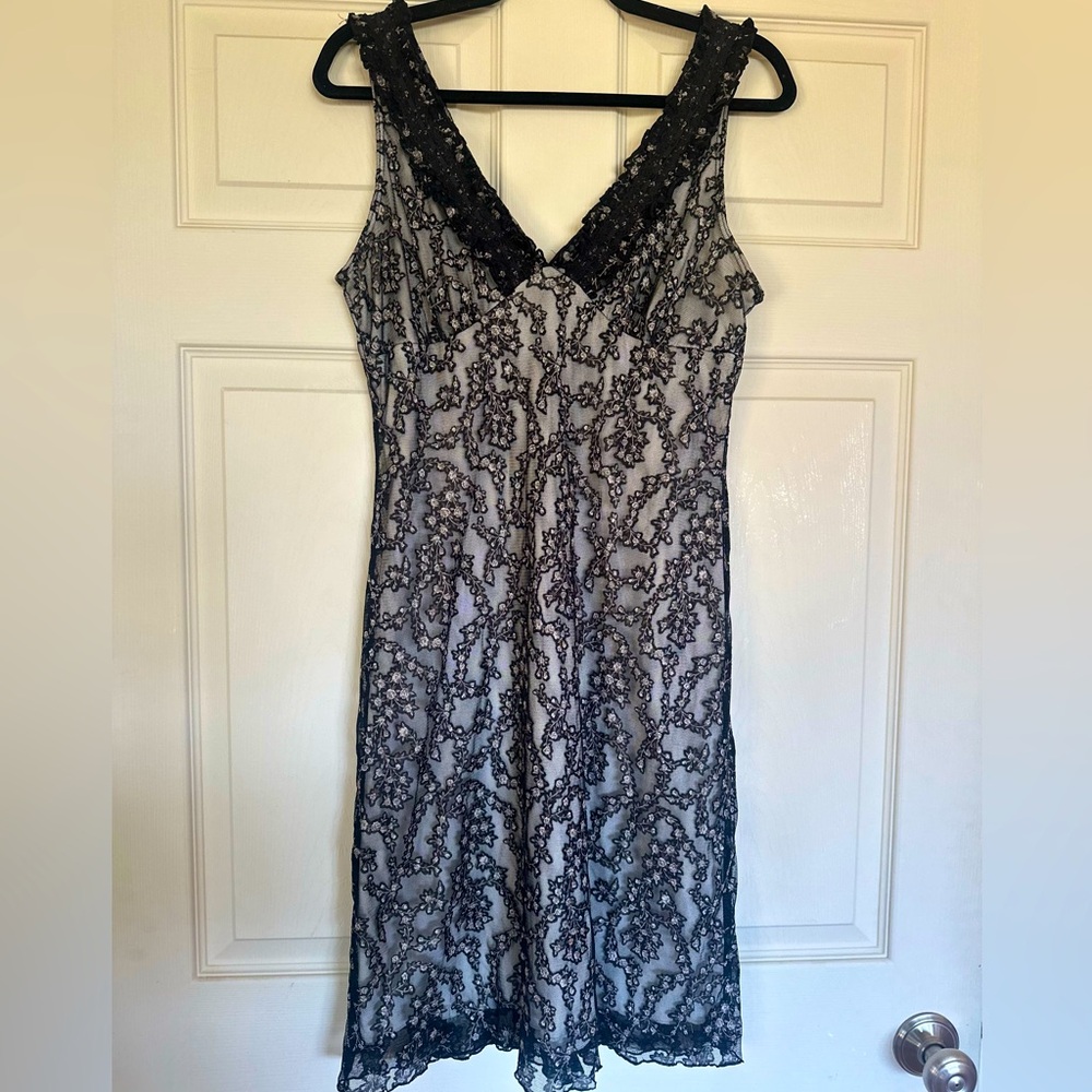 90s Vintage CDC Lace Slip Dress